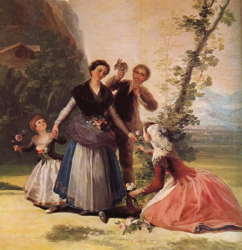 Blomsterforsaljerskan,omkring, Francisco de Goya
